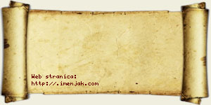 Isak Mišić vizit kartica